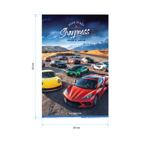 Блокнот А6 24л. ArtSpace Extreme racing