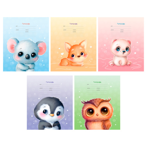 Тетрадь клетка 12л. BG Маленькая любовь