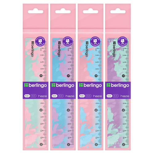 Линейка 15см Berlingo Haze