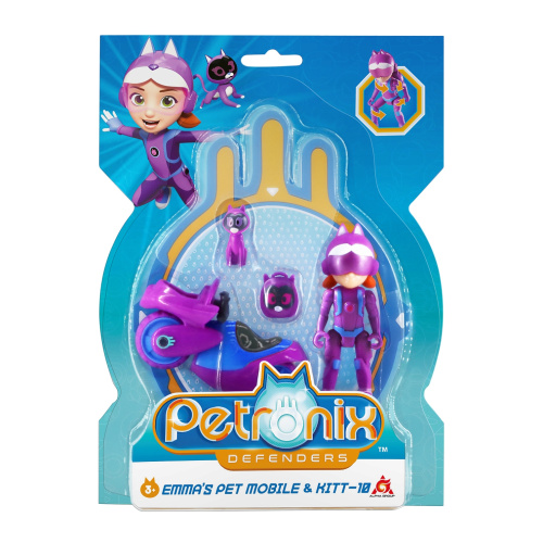 Набор Пэтмобиль и фигурка героя Эммы. Petronix