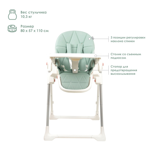 Стульчик для кормления iLovi Frutti (Light Mint)