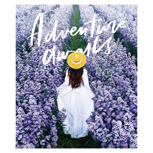 Тетрадь клетка 48л. ArtSpace Девушки. Adventure awaits