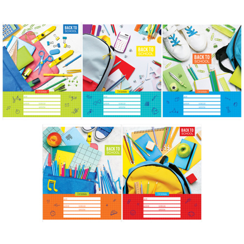 Тетрадь клетка 24л. ArtSpace Школьный. School trends