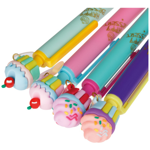 Ручка шариковая автоматическая синяя 0,5мм MESHU Sweets