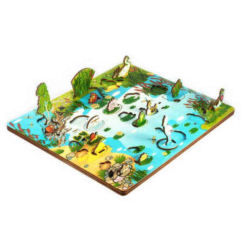 Доска 3D Обитатели пруда