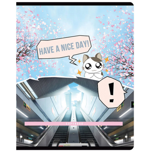 Тетрадь клетка 48л. А5 BG Будущее сегодня