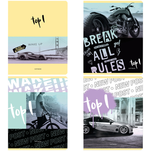 Тетрадь линия 96л. А5 BG Top 1