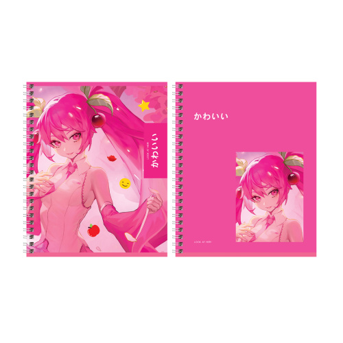 Тетрадь клетка 96л. А5 BG Аниме. Лучшая подруга