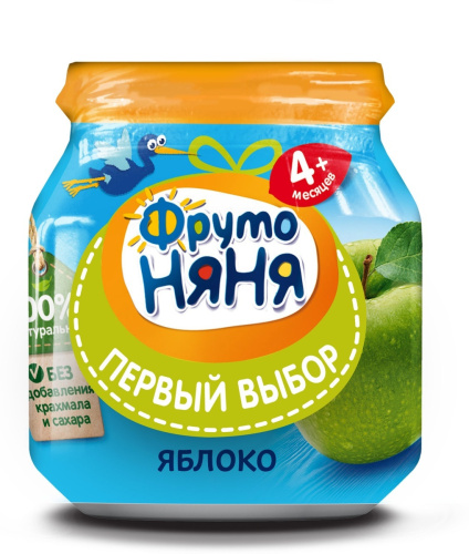 Пюре Фруто Няня яблоко 100 г