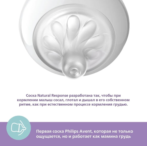 Набор бутылочек для кормления Philips Avent Natural Response с клапоном