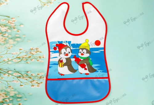 Нагрудник Бусинка ПВХ на липучке 43,5х28,5см