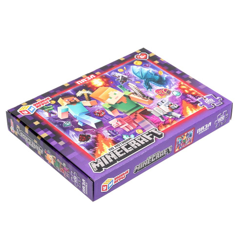 Пазлы 120дет. По мотивам Minecraft