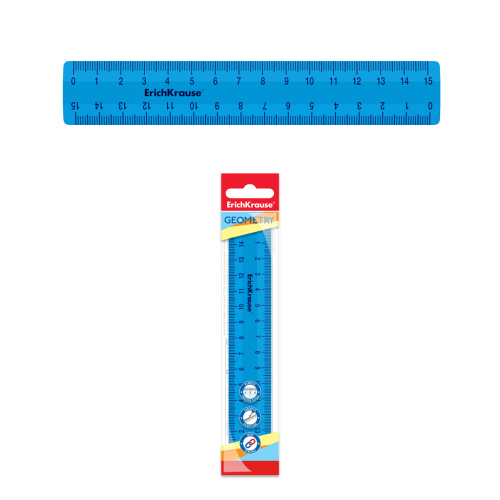 Линейка 15см. ErichKrause Bubble Gum