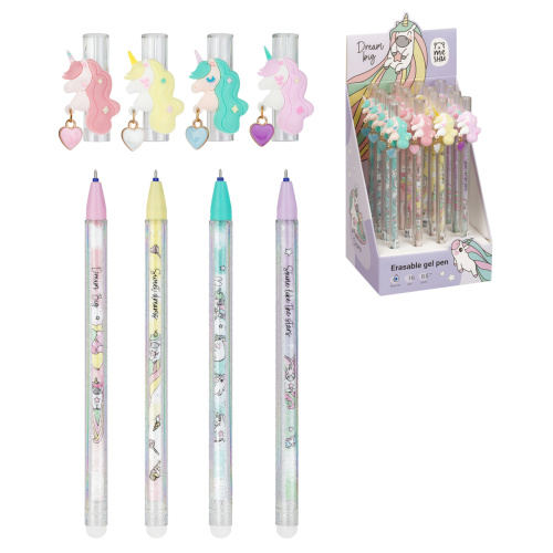 Ручка гелевая стираемая MESHU   Lovely unicorn