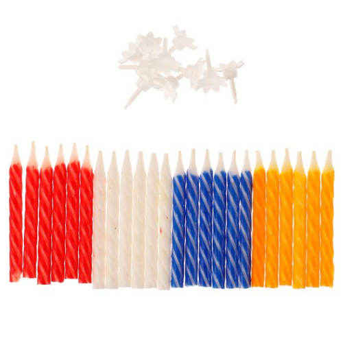 Свечи для торта Трансформеры 24 шт.