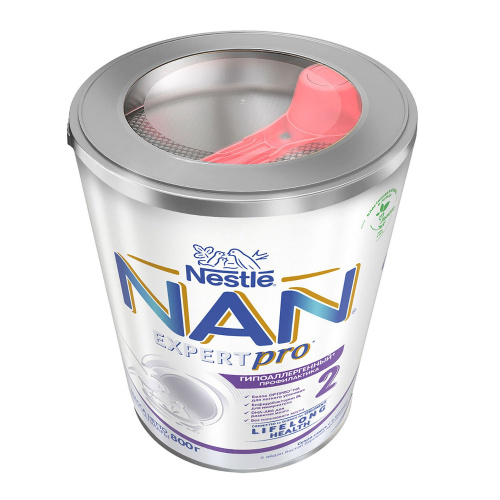 Nan:смесь молочная гипоаллергенная Optipro 2 800 г