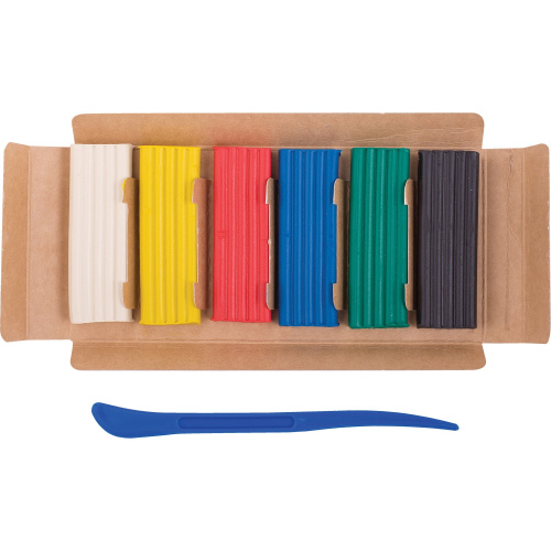 Пластилин 6цв. 120г. Мультики со стеком