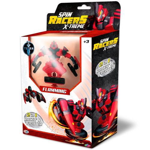 Волчок-трансформер 2-в-1 Spin Racers Хитрец с аксессуарами