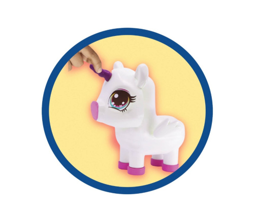 Ruffle Fluffies: Н-р для изг-ния игрушки из помпонов. Единорожка Юника