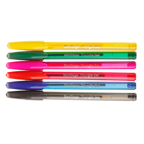 Набор гелевых ручек 6цв. 0,5мм Berlingo Triangle Gel