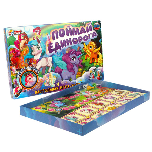 Настольная игра-ходилка Поймай единорога
