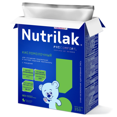 Кисломолочная смесь Nutrilak Premium адаптированная 350гр