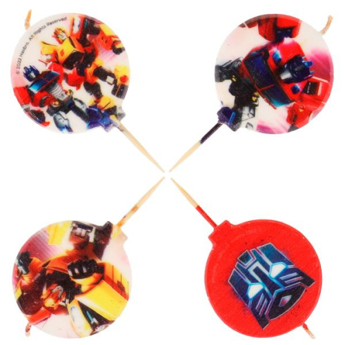 Свечи для торта Трансформеры 4шт.