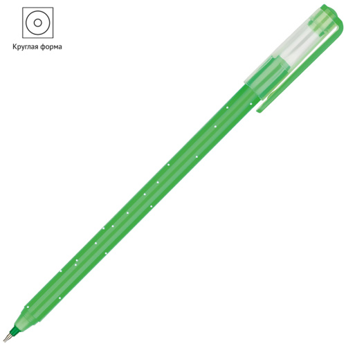 Ручка шариковая синяя 0,6мм OfficeSpace Funfair neon