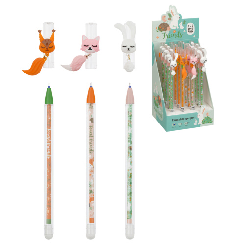 Ручка гелевая стираемая MESHU   Lovely animals