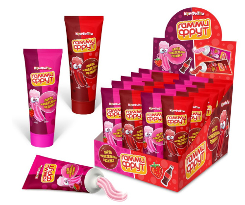 Жевательная резинка Гамми Фрут в тюбике 20г