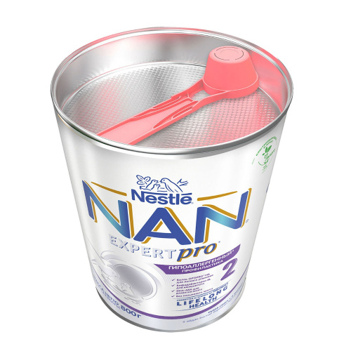 Nan:смесь молочная гипоаллергенная Optipro 2 800 г