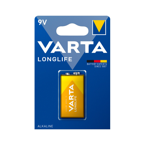 Батарейки Varta Longlife E-Block  9V-6LR61 (1шт)