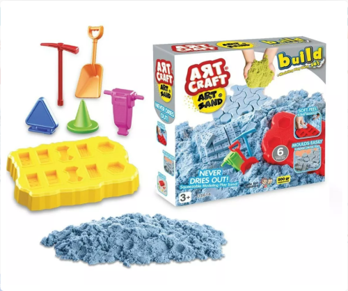 Набор кинетического песка Стройка 500гр.