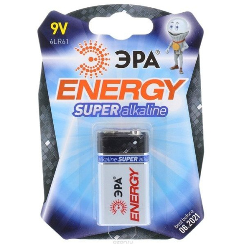 Батарейки 6LR61-1BL/9V крона 1шт