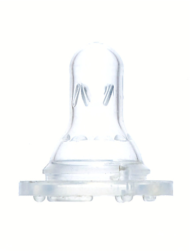 Соска МАМА ТАМА для бутылочек классика 2шт 6мес.+ силиконовая, средний и сильный поток