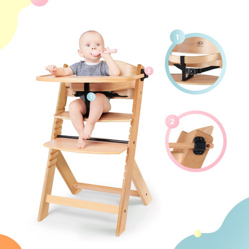Стульчик для кормления Kinderkraft ENOCK (Full White)
