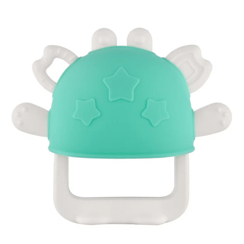 Прорезыватель Roxy-Kids универсальный CRABBY, цвет бирюзовый