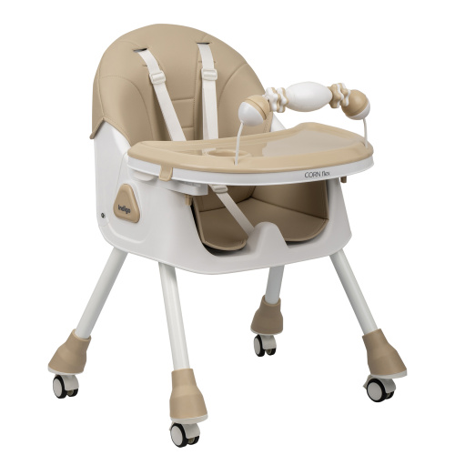 Стул для кормления Indigo CORN flex (бежевый)