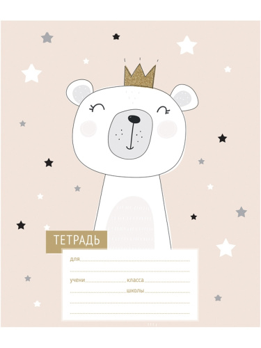 Тетрадь линия 12л ArtSpace Животные. Wonderful friends