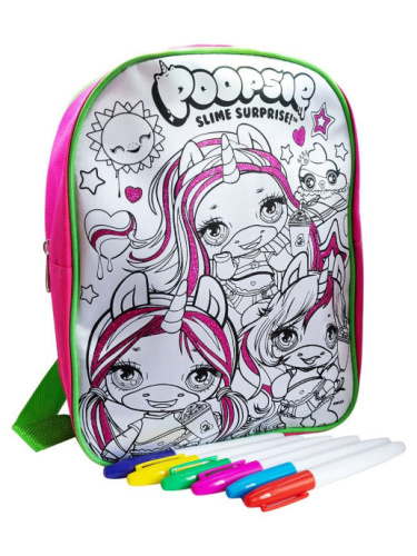 Рюкзак  для раскрашивания Poopsie Slime surprise