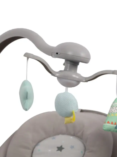 Электрокачели детские Misty(серый)