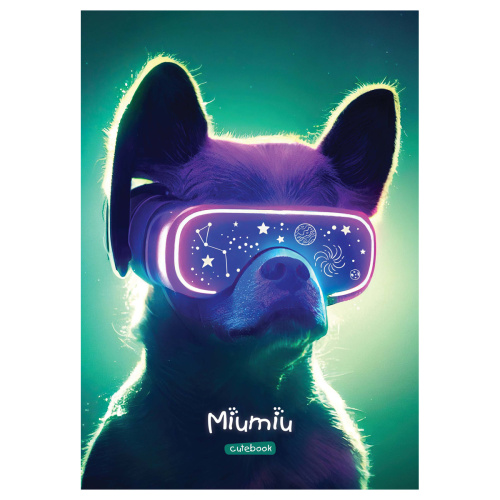 Тетрадь клетка 40л. А5 MESHU Miumiu