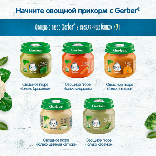 Пюре Gerber тыква 80 г
