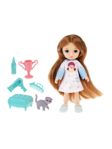 Набор Любимый питомец. Кукла 12см. 6предм.