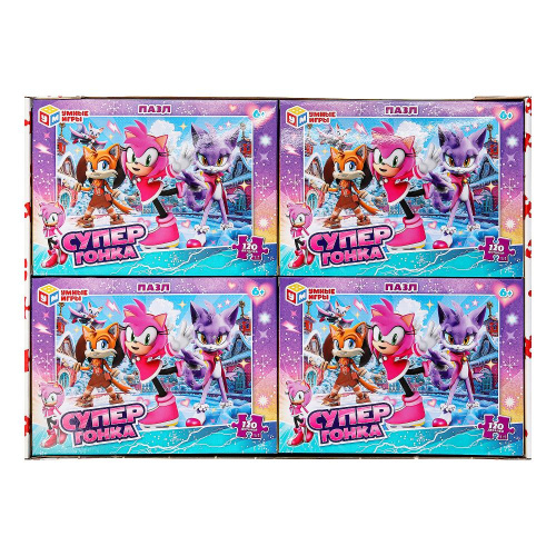 Пазлы 120дет. Супергонка