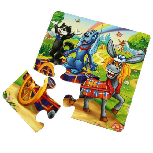 Книга-пазл Бременские музыканты