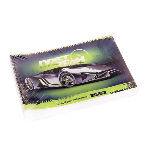 Альбом для рисования 8л. ArtSpace Авто. Drift team