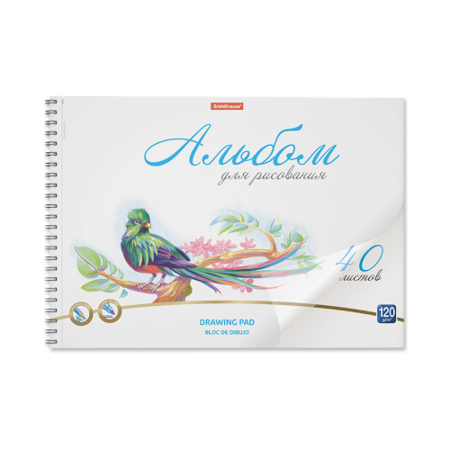 Альбом для рисования 40л. ErichKrause Birds