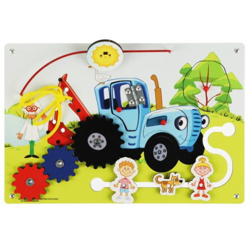 Бизиборд Синий Трактор