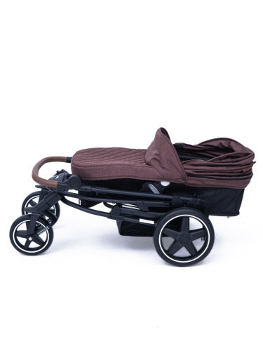 Коляска-трансформер Emily(Dark brown+Black)